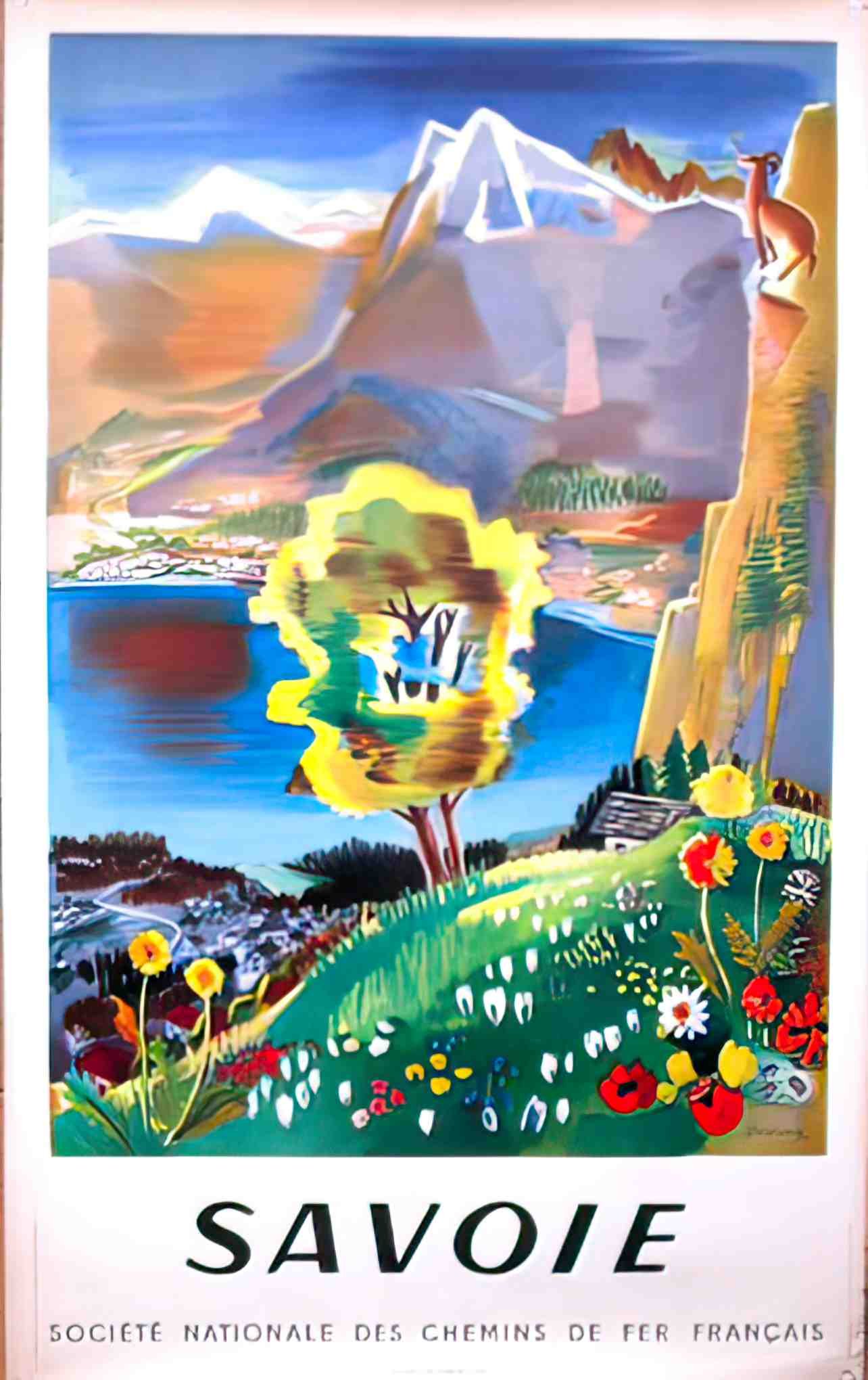 Savoie Advert A4 Photo Print