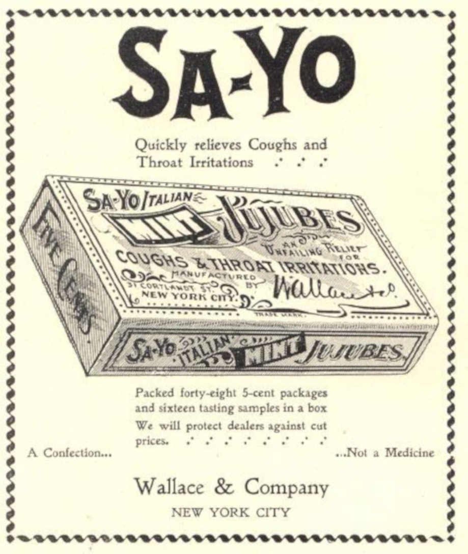 Sayo Jujubes Confection 2 Vintage Retro Advert Ads A4 Photo Print