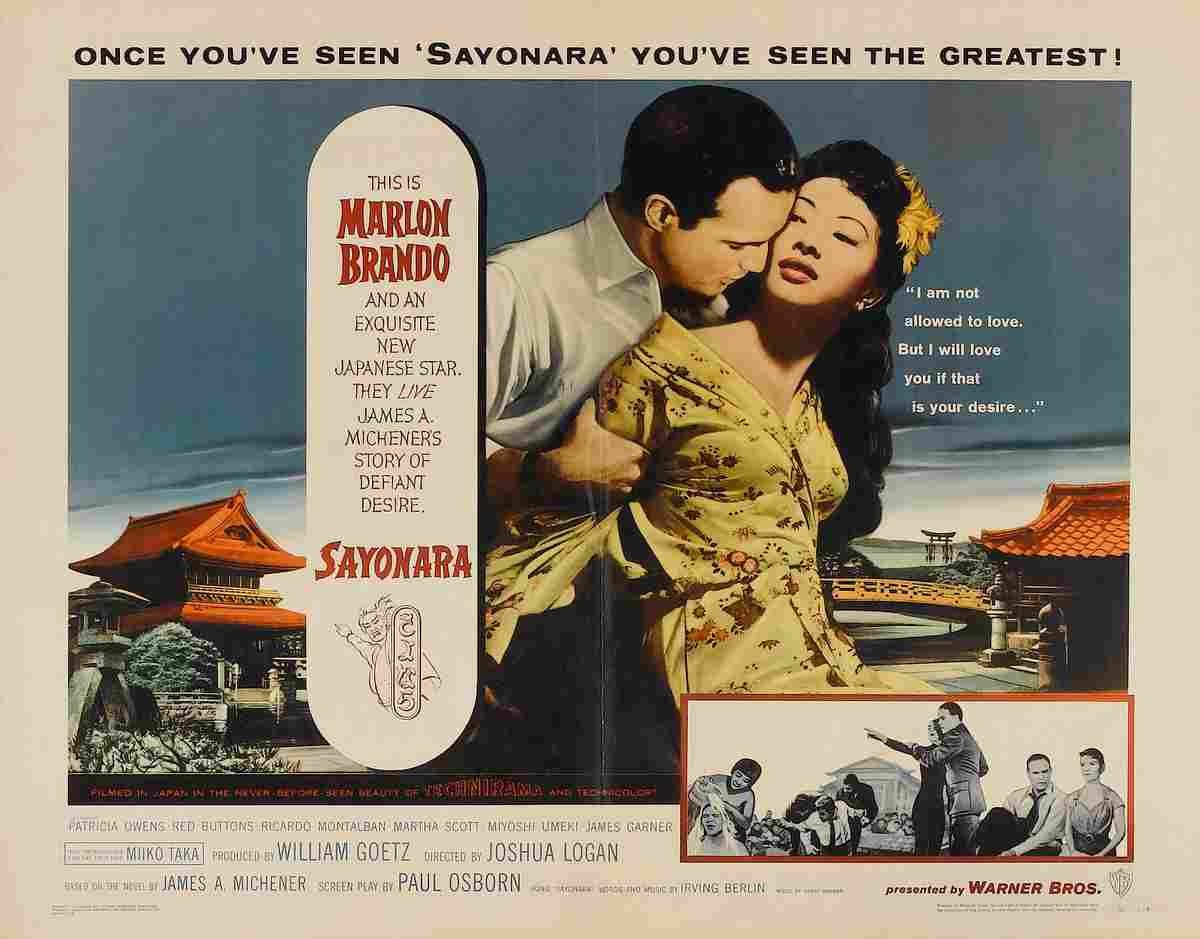 Sayonara 02  film star poster A4 Photo Print