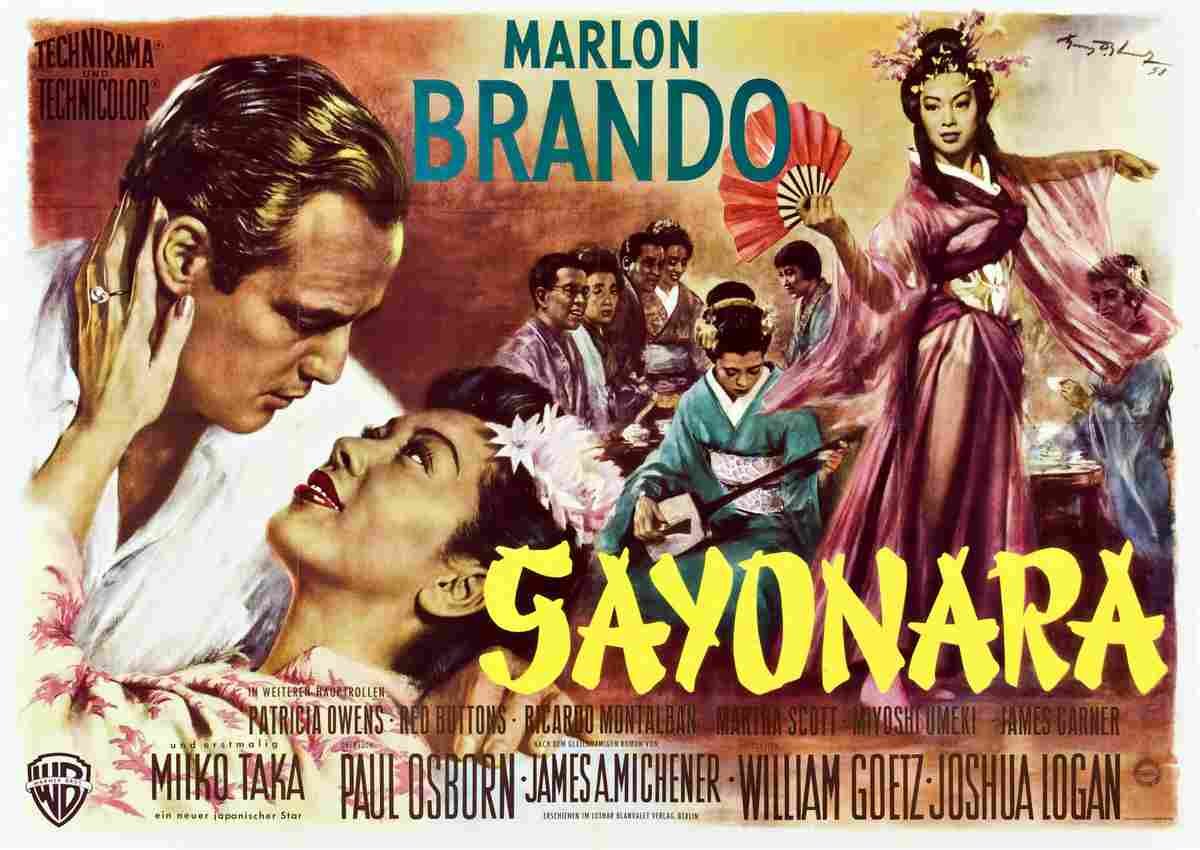 Sayonara 03  film star poster A4 Photo Print