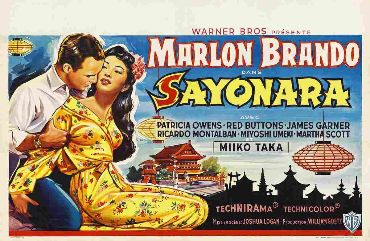 Sayonara 04  film star poster A4 Photo Print