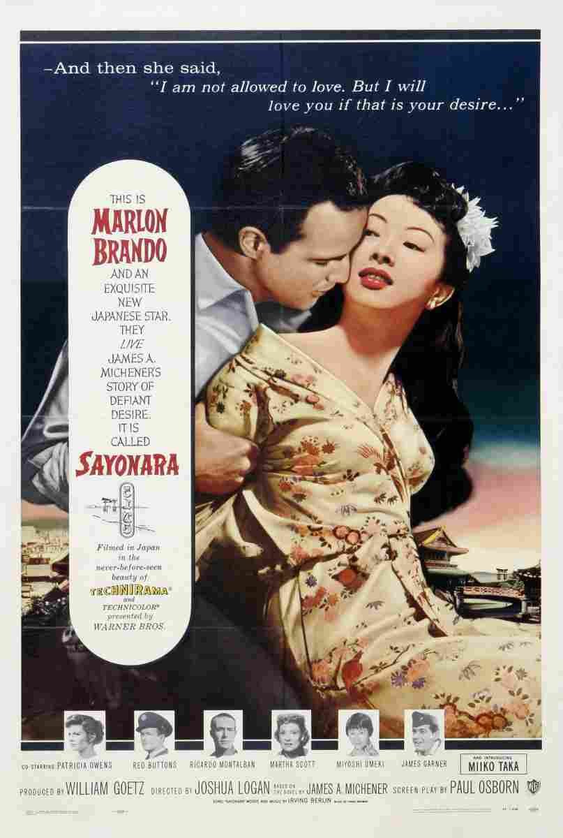 Sayonara 05  film star poster A4 Photo Print