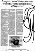 Sayvette Newspaper Woman Vintage Retro Advert Ads A4 Photo Print