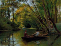 Scalbert Jules The Boatmen A4 Photo Print