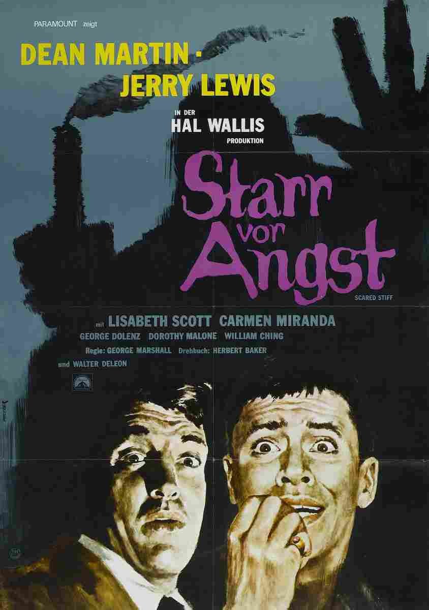 Scared Stiff 1953 03  film star poster A4 Photo Print