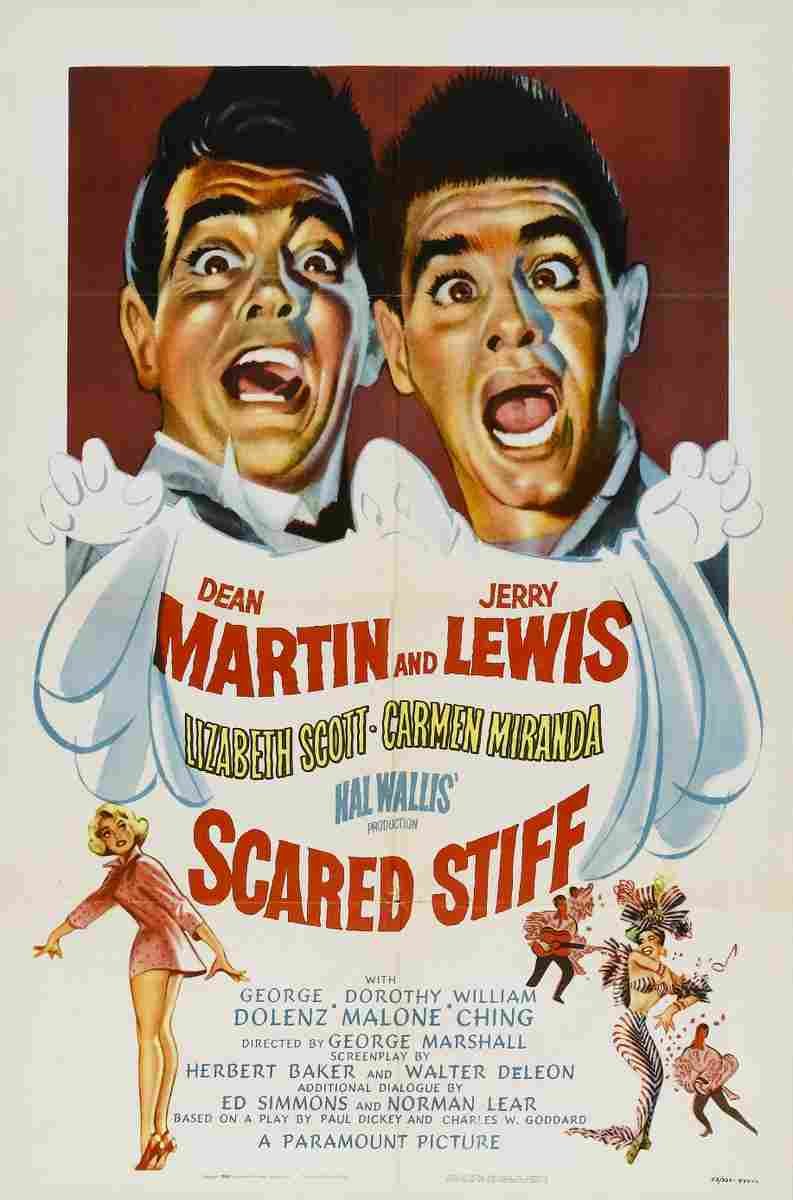 Scared Stiff 1953 04  film star poster A4 Photo Print