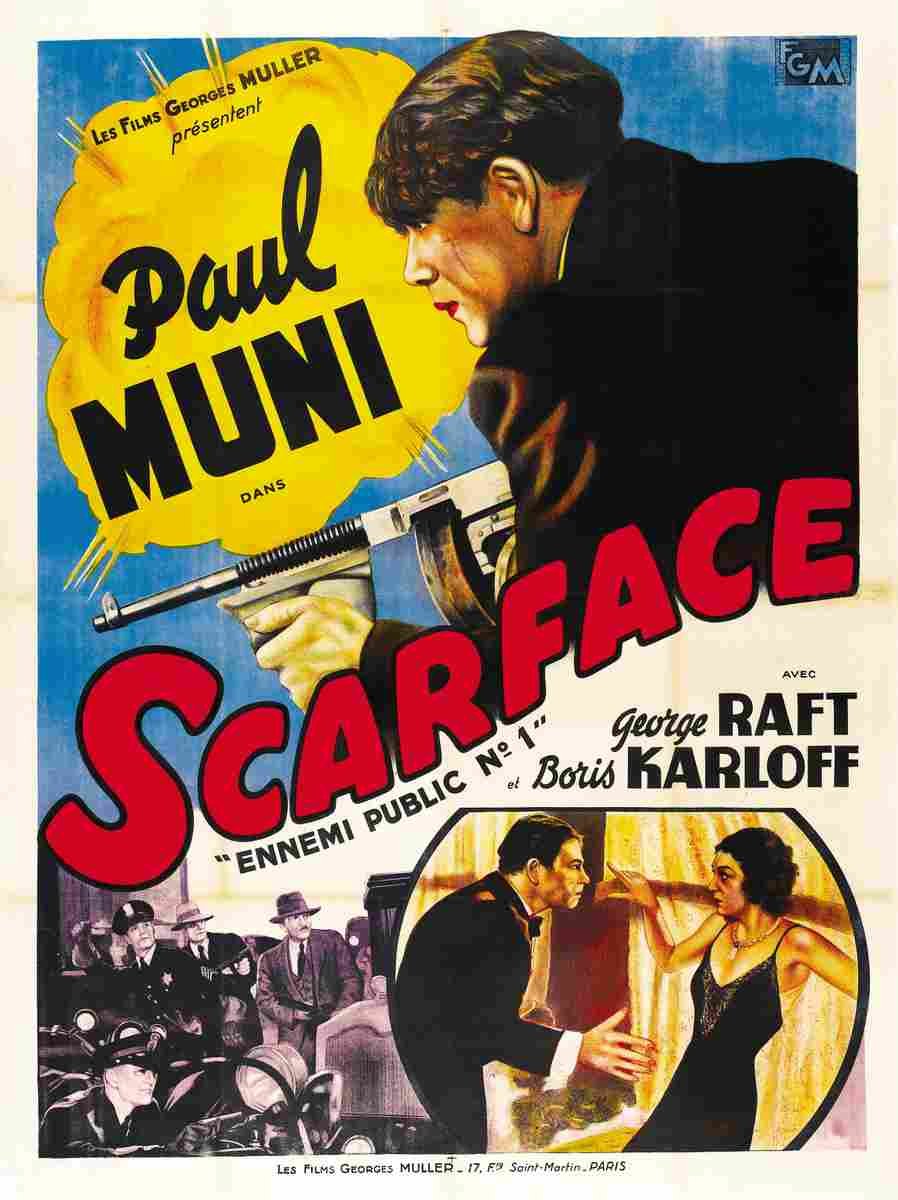 Scarface 1932 03  film star poster A4 Photo Print