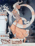 ScenaIndianGirl Vintage Advert A4 Photo Print