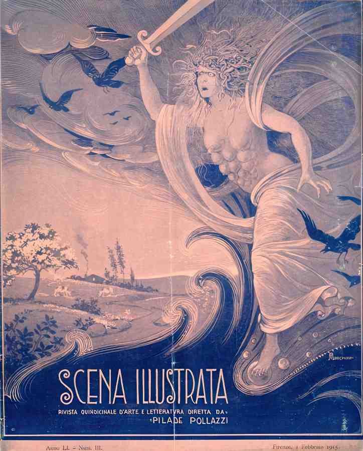 ScenaMedusa Vintage Advert A4 Photo Print
