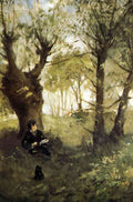 Scene In Auvers Morisot A4 Photo Print