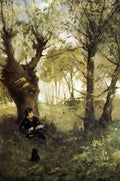 Scene in Auvers by Morisot A4 Photo Print