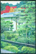 Scenic Japan 249001 Private Garden, Nara Prefecture A4 Limited Edition Watercolour Print