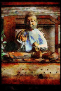 Scenic Japan 249025 God Of Healing, Nara Prefecture A4 Limited Edition Watercolour Print