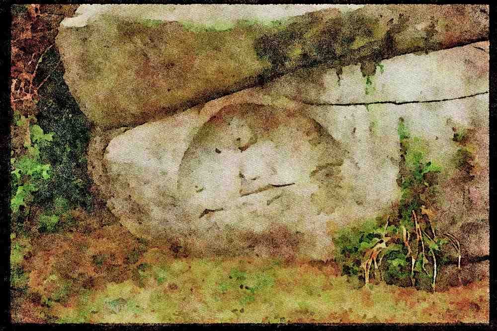 Scenic Japan 249027 Seventh Century Carving, Nara Prefecture A4 Limited Edition Watercolour Print