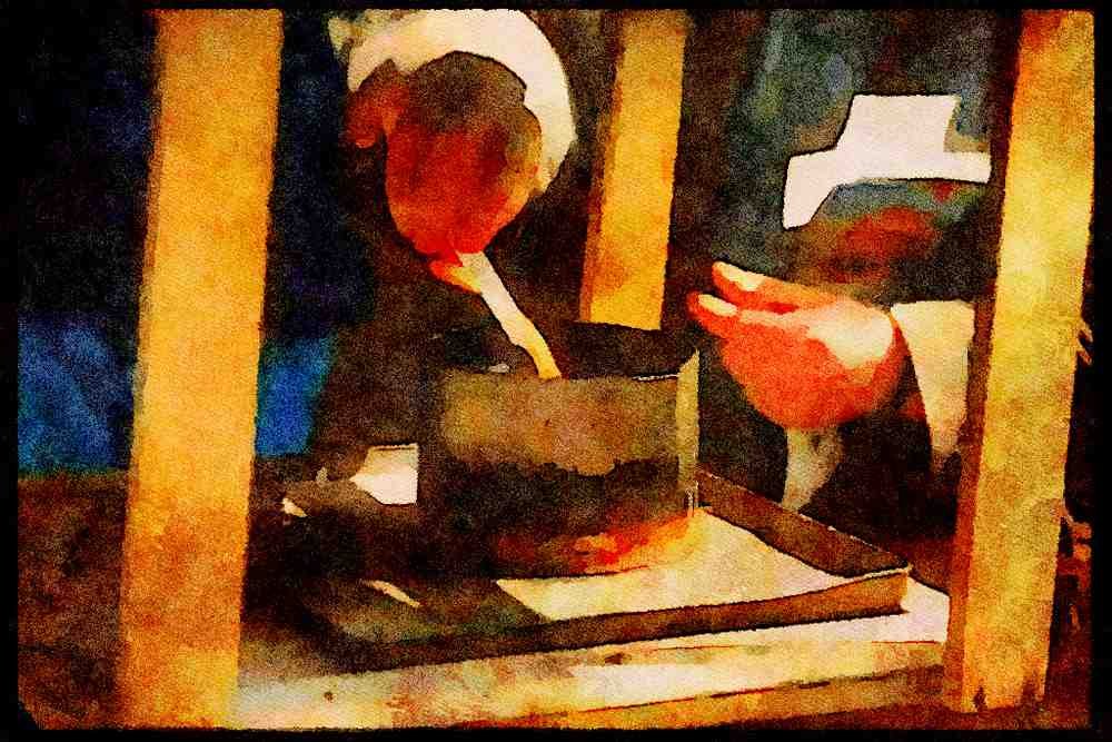 Scenic Japan 249030 Prayer For A Loved One, Kyoto A4 Limited Edition Watercolour Print