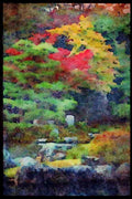 Scenic Japan 249033 Fall At Arashiyama A4 Limited Edition Watercolour Print