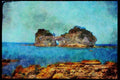 Scenic Japan 249061 Shirahama Bay, Wakayama Prefecture A4 Limited Edition Watercolour Print