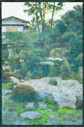 Scenic Japan 249090 A Friend's Garden, Wani A4 Limited Edition Watercolour Print