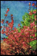 Scenic Japan 249099 Plum Blossoms, Osaka A4 Limited Edition Watercolour Print