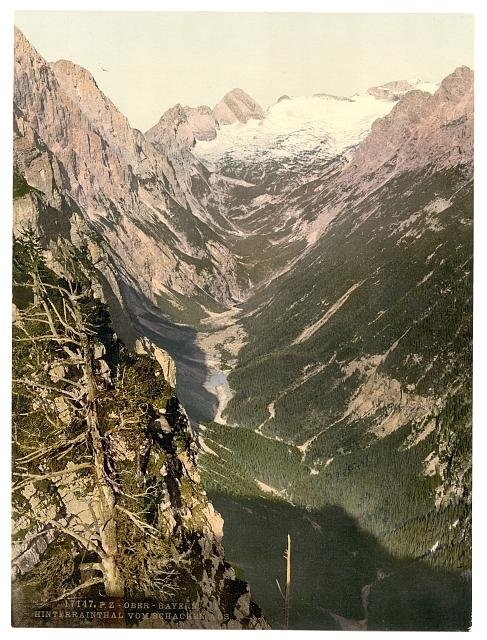 Schachen Upper Bavaria Vintage A4 Photo Print