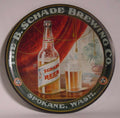 Schade Beer Plate Vintage Retro Advert Ads A4 Photo Print