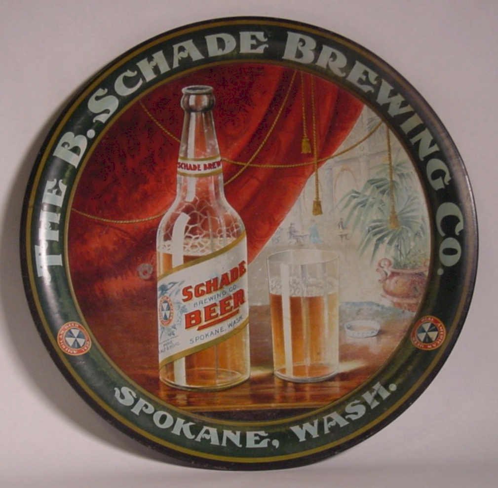 Schade Beer Plate Vintage Retro Advert Ads A4 Photo Print
