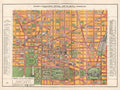 Scharf Map Dc Vintage Retro Advert Poster