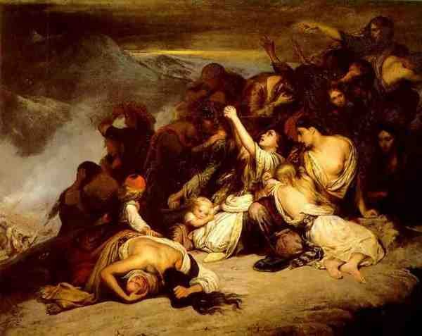 Scheffer Ary Battle A4 Photo Print