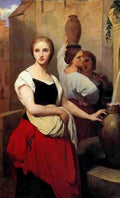 Scheffer Ary Margaret At The Fountain 1852 A4 Photo Print