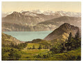 Scheidegg Rigi Vintage A4 Photo Print