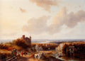 Schelfhout Andreas A Panoramic River Landscape Art A4 Photo Print