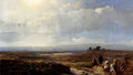 Schelfhout Andreas Travellers In An Extensive Landscape Art A4 Photo Print