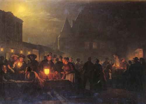 Schendel Petrus The Night Fair A4 Photo Print