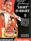 Schenley Red Label Vintage Retro Advert Ads A4 Photo Print