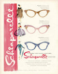 Schiaparelli Lunettes Design 1950s Vintage Retro Advert Poster