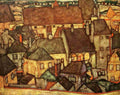 Schiele Egon 1890 1918 Yellow City 1914 A4 Photo Print