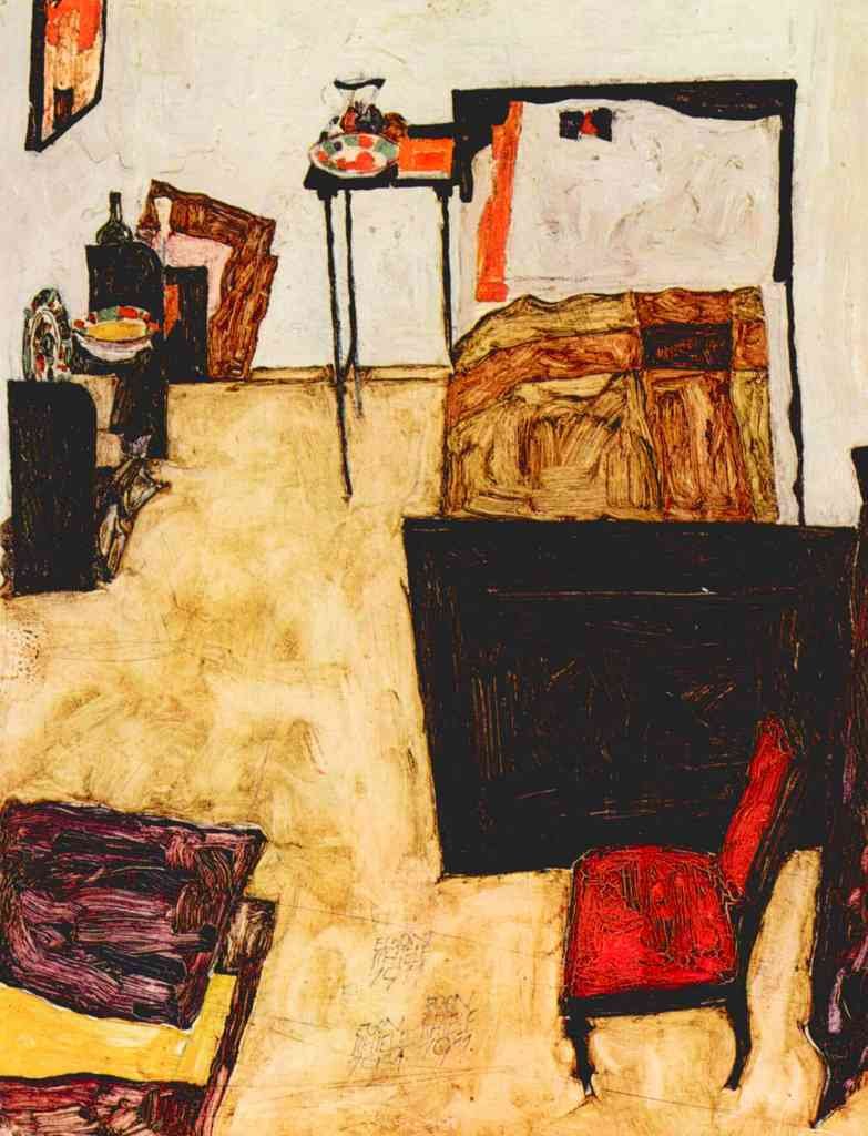 Schiele S Living Room In Neulengbach Schiele A4 Photo Print