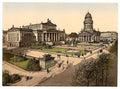 Schiller Square Berlin Vintage A4 Photo Print
