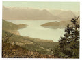 Schilt and the Lake of Four Cantons Rigi Vintage A4 Photo Print
