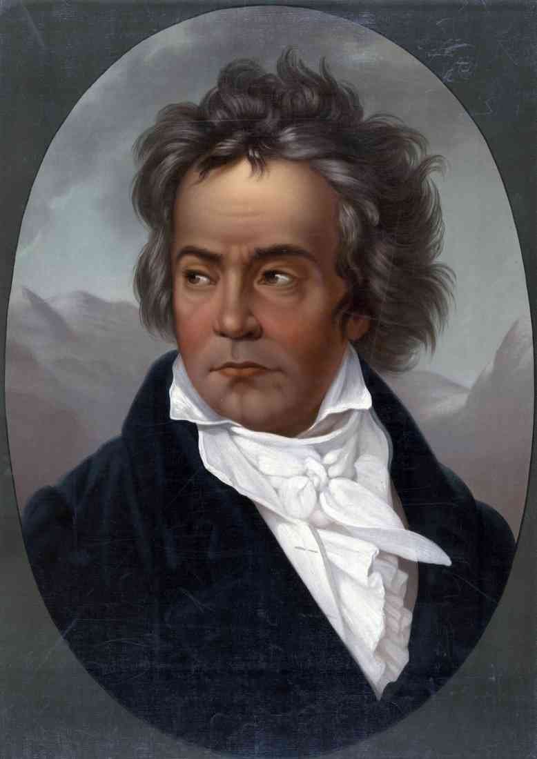 Schimon Ferdinand 1797 1852 Beethoven 1870 A4 Photo Print