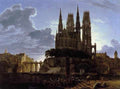 Schinkel Karl Friedrich Medieval Town By Water A4 Photo Print