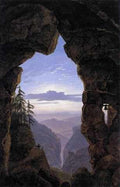 Schinkel Karl Friedrich The Gate In The Rocks A4 Photo Print