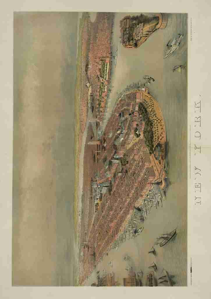 Schlegel George Print c1873 New York 2 A4 Photo Print