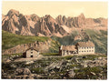 Schlernhaus & Rosengarten Group II Tyrol Vintage A4 Photo Print