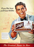 Schlitz Beer 1967 Vintage Retro Advert Ads A4 Photo Print
