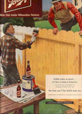 Schlitz Beer Men 2 Vintage Retro Advert Ads A4 Photo Print