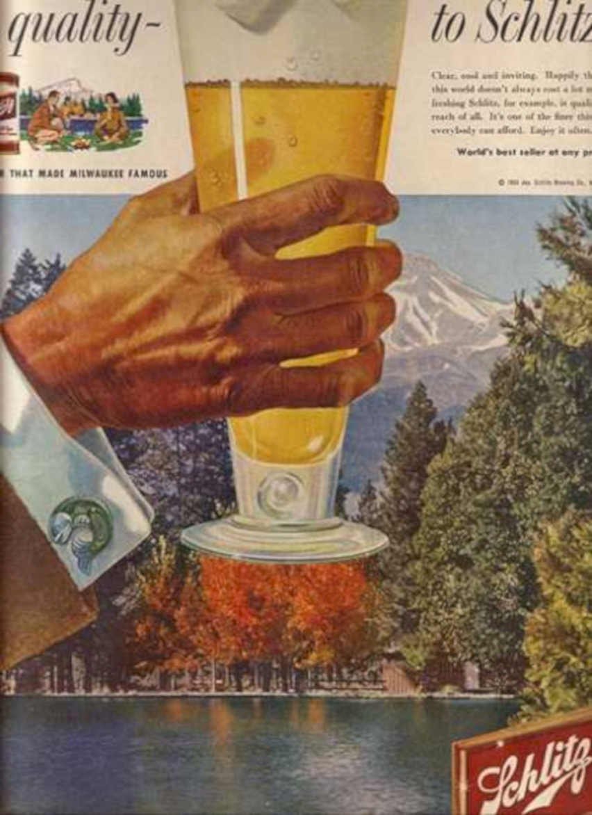 Schlitz Beer Milwaukee 2 Vintage Retro Advert Ads A4 Photo Print