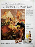 Schlitz Campfire Beer Vintage Retro Advert Ads A4 Photo Print