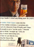 Schlitz Malt Bull Vintage Retro Advert Ads A4 Photo Print