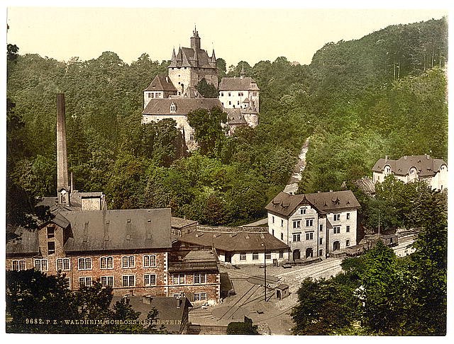 Schloss Kriebstein Waldheim Saxony Vintage A4 Photo Print